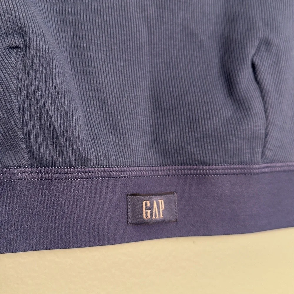 GapBody Logo Comfort Bralette Bundle Maroon and Blue Size Large